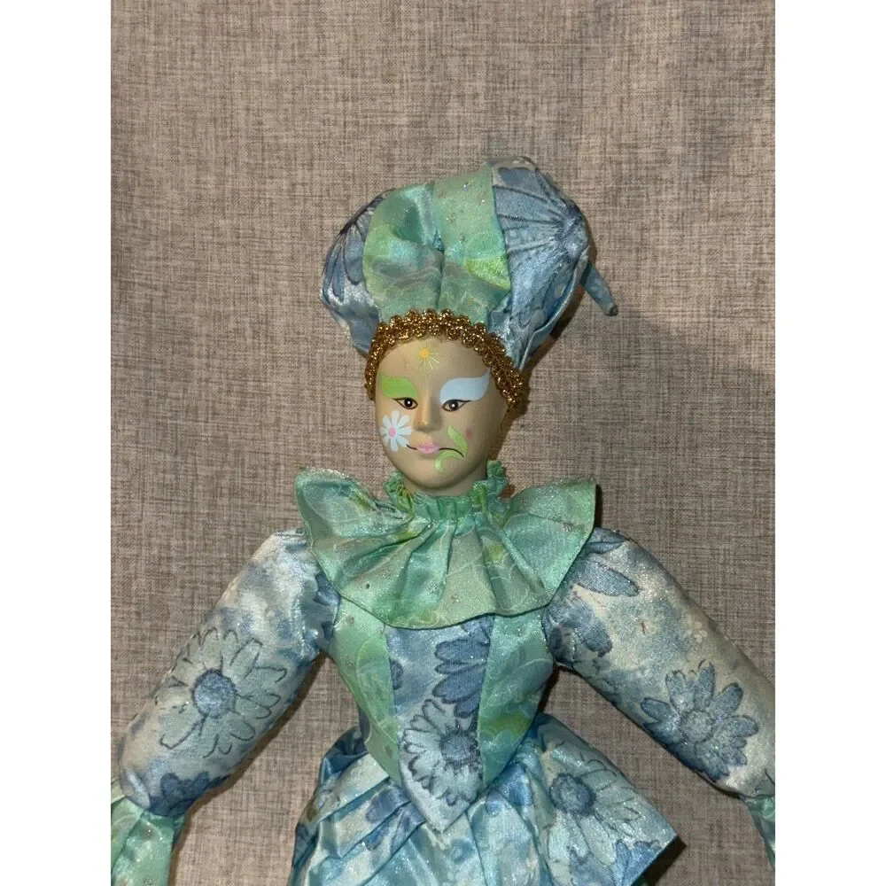 Sugarloaf Creations Clastiques Jester Clown Doll Fabric Handcrafted New W/ Tags